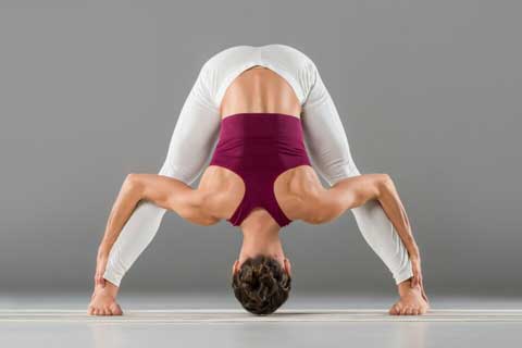 Prasarita Padottanasana great yoga pose for menopause