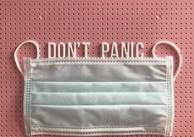 don't panic mask for covid