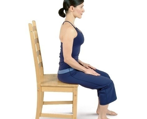 seated mountain pose Slow and Gentle Yoga for Seniors