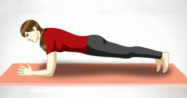 plank pose