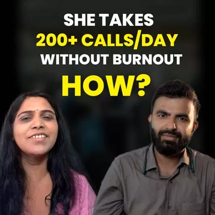 without burnout she takes 200+ calls per day